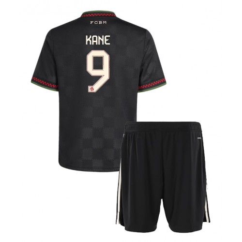 Stroje piłkarskie Bayern Munich Harry Kane #9 Koszulka Trzeciej dla dzieci 2025-26 Krótki Rękaw (+ szorty)